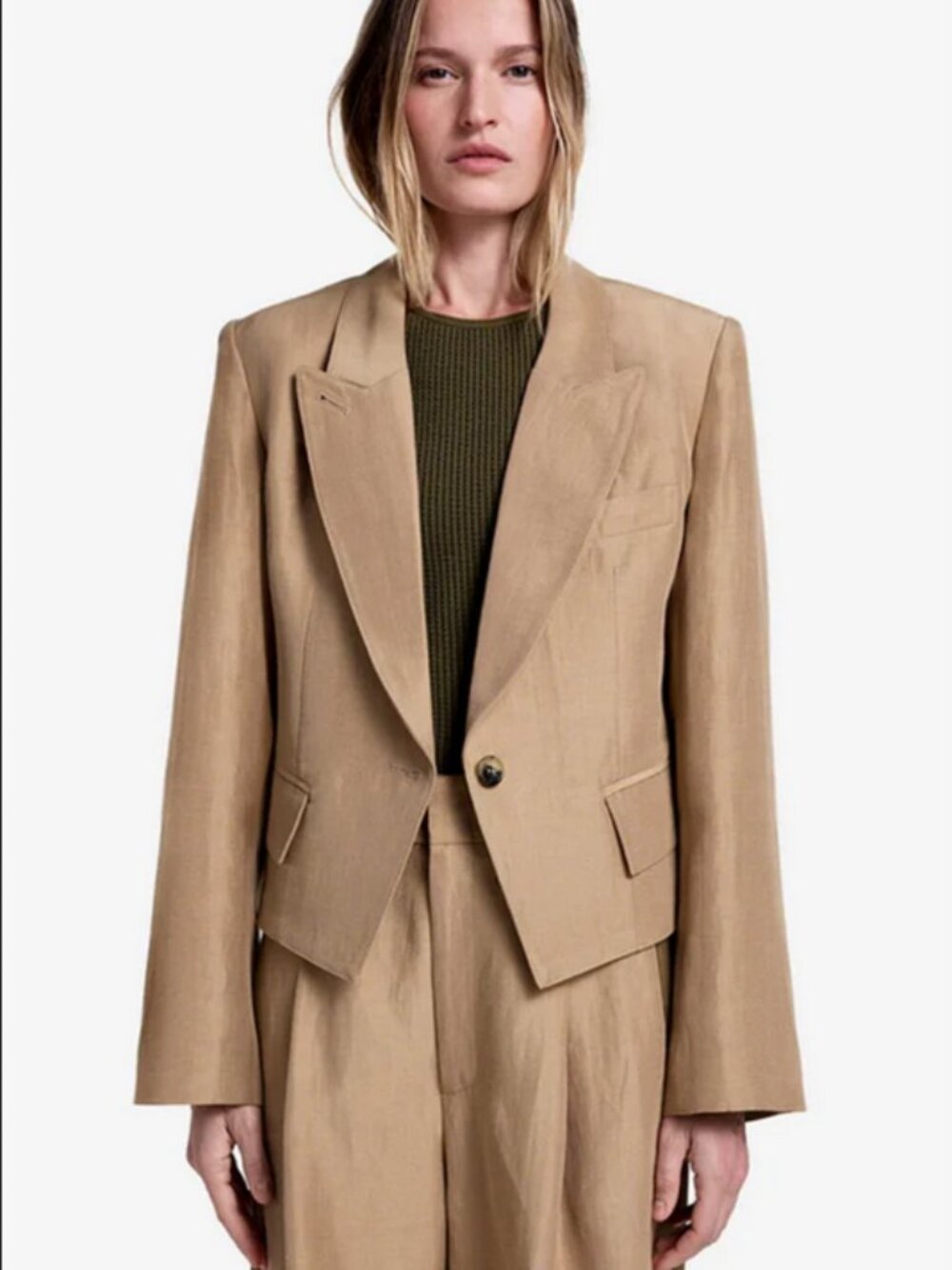 SMYTHE Cadet Blazer - Khaki